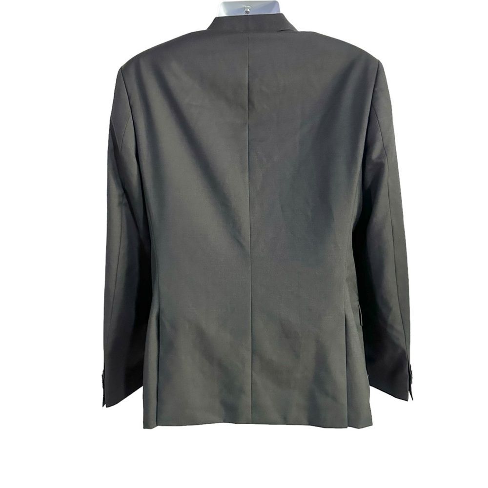BOSS Hugo Boss Huge3 Genius2 Black Single Breasted Skinny Fit Blazer Size 40R - Picture 3 of 7